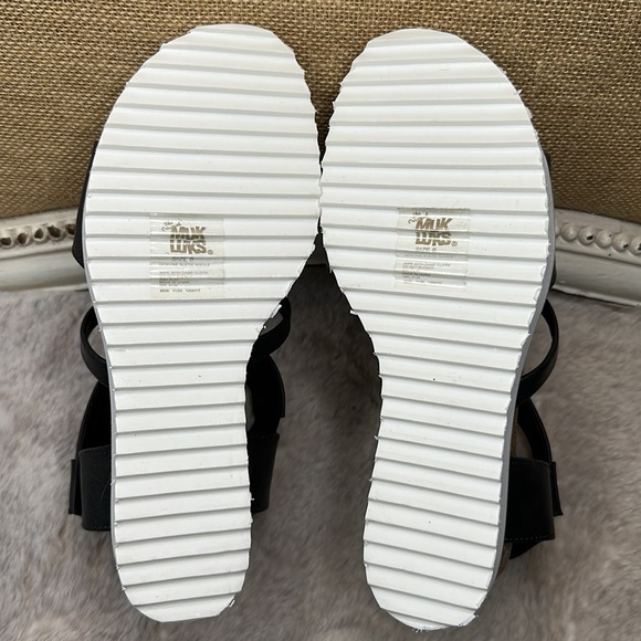 MUK LUKS | Pitch Soprano Flatforms Gray Sandals, NWOT - Picture 10 of 11